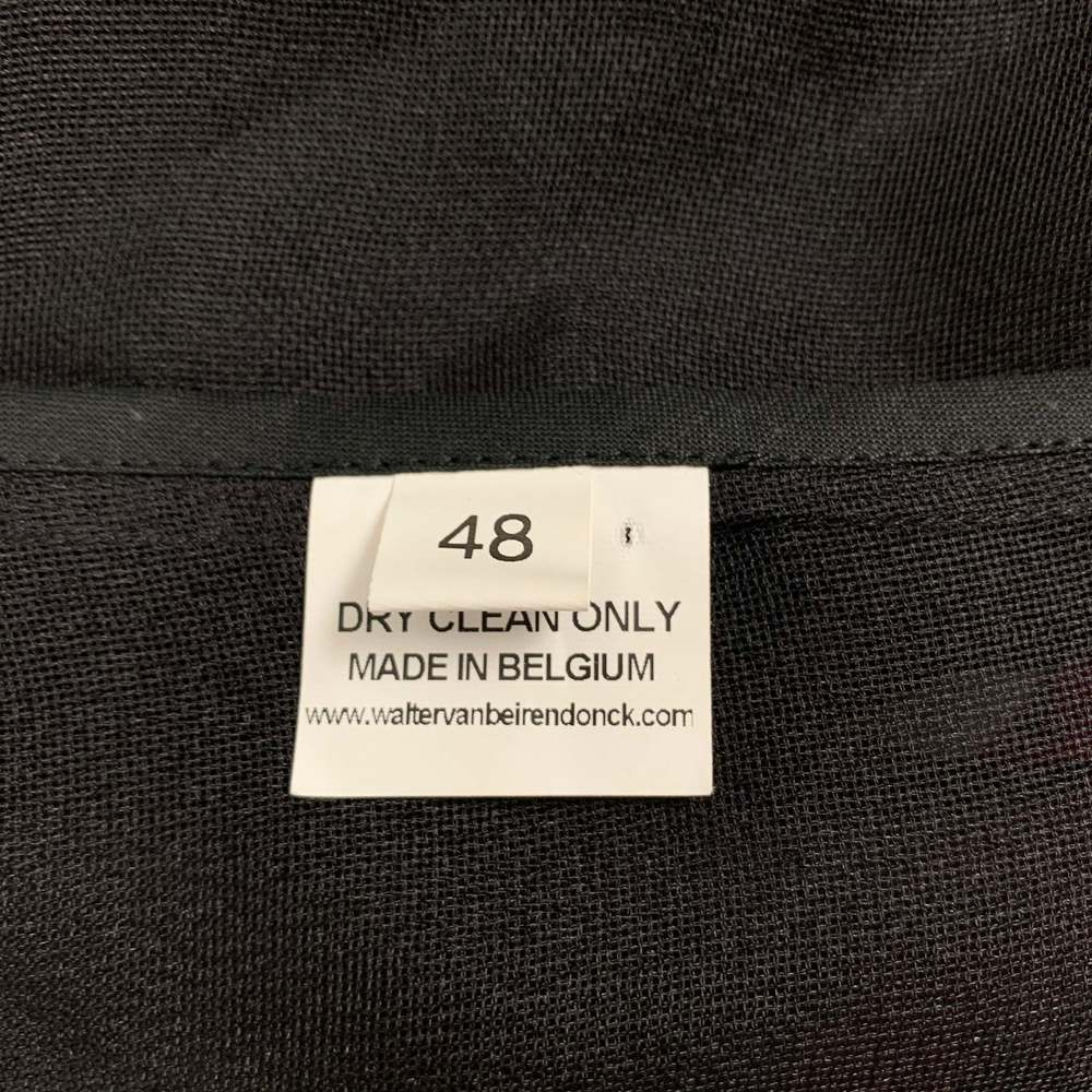 WALTER VAN BEIRENDONCK SS 16 Black Multi-Color Silk Jacket - Picture 5 of 6